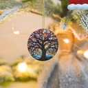 Tree of Life Ornament Christmas Decoration Christmas Tree Ornaments Gift Round Ceramic Bauble Present Holiday Keepsake