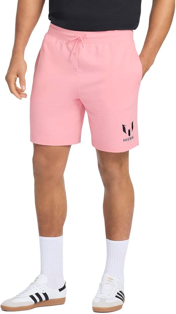 Messi Mens Essential WINGSTAR Short (X-Large, Candy Pink)