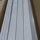 Elevens 48" W X 48" H Outdoor Privacy Fence Panels for Air Conditioner and Trash Can, Vinyl Privacy Fence/Screen Kit (2 Panels-White)
