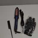 Thermal Brush1.5 inch Heated Round Brush for Blowout LookDouble VoltageNegative Ion Technology, Hot Hair Curling Brush with 9 Temperature Settings for All Hair Types