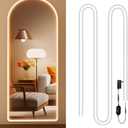 Vanity Lights for Mirror, Hollywood Style Makeup Lights with Dimmer and Power Supply, Waterproof, 16.ft/5M 600 Warm White LEDs Makeup Vanity for Bathroom (Mirror Not Included)