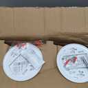 First Alert Combination Smoke & Carbon Monoxide Alarm, Interconnect Hardwire Detector with Battery Backup and Voice & Location Alerts, SMCO100V-AC, 3-Pack