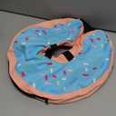 Supet Inflatable Dog Cone Collar Alternative After Surgery, Doggie Neck Donut Collar Recovery E Collar, Soft Dog Cone for Small Medium Large Dogs (L(Neck 12"-16"))