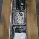 DUMOS Dresser for Bedroom, Storage Organizer with 9 Drawers, Chest of Drawers with Fabric Bins, Sturdy Metal Frame, Wood Tabletop for Guest Room, Closet, Entryway, Black