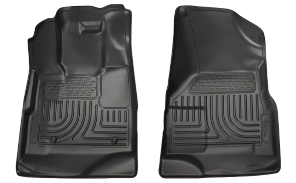 Husky Liners Weatherbeater Floor Mats | Fits 2009 - 2012 Ford Escape; 2009 - 2011 Mazda Tribute & Mercury Mariner | Front & 2nd Row, 3-pc Black - 98351