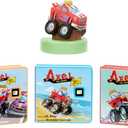 Little Tikes Story Dream Machine Axel the Truck Story Collection, Storytime, Books, HarperCollins, Audio Play Character, Gift and Toy for Ages 3+ Years