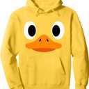 Cute Duck Face Halloween Costume Funny Birthday Present Pullover Hoodie, Medium Size