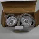 BELRIGO Battery Operated Salt And Pepper Grinder Set with LED Light, Automatic Electric Gravity Salt And Pepper Shakers Set, Each 6 AAA Batteries Needed, Adjustable Roughness, 2 Pack (Black)