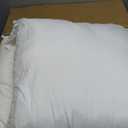 18 x 18 Inch Throw Pillow Inserts, Set of 4, Square Polyester-Filled Pillow Forms for Decorative Covers, White