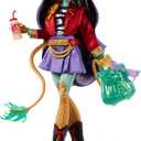 Monster High Jinafire Long Doll, Dragon with Pet Dog Cloudy Yun Yun and 7 Accessories Like Sketch Pad, Yogurt Drink, Backpack and More