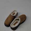 Skechers Y2K Chunky Shindig Cognac Faux Fur Slides Platform Mules, 6 Size