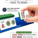 2 x 2026 American Mahjong Cards, 4 Pack Large Print Rules and Score Guide, Large Print, 6-1/8 x 4-3/4 in Folded