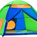 NARMAY Play Tent Summer Camping Dome Tent for Kids Indoor/Outdoor Fun - 60 x 60 x 44 inch (Green and Blue)