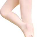 DIPUG Ballet Tights for Girls Ultra Soft Convertible Dance Tight for Kids (L)