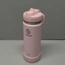 Takeya 18 oz Actives Stainless Steel Water Bottle with Straw Lid  Leakproof, Double-Wall Insulated, Keeps Drinks Cold 24 hrs/Hot 12 hrs, BPA-Free, Powder-Coated, Gym & Travel, Blush