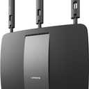 Linksys AC3200 Tri-Band Smart Wi-Fi Router with Gigabit and USB, Designed for Device-Heavy Homes, Smart Wi-Fi App Enabled to Control Your Network from Anywhere (EA9200)