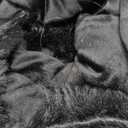 Fluffy Throw Bubble Blanket Twin Size - Faux Fur Throw for Couch or Bed - Plush Soft Extra Thick Faux Fur Rabbit Blanket - Comfy, Warm & Breathable - Luxury Minky Tie Dye Bedding - 60" x 80", Black