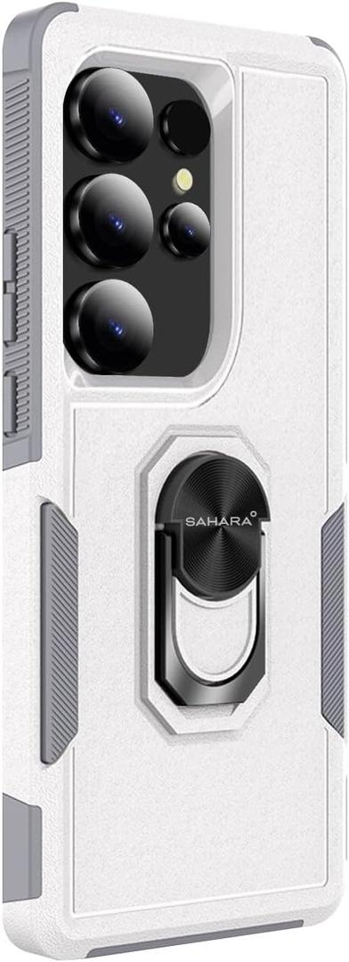 Sahara - Raider Series Heavy Duty Case for Samsung Galaxy S25 Ultra, Fossil White, (CP00770)