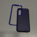 for S21 Case,[Military Grade] 3 in 1 Full Body Shockproof Dust/Drop Proof Heavy Duty Protection Cover,for Samsung Galaxy S21 6.2 Inch,Dark Blue+Blue