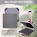 BetterSub Heat Press Mat, 15'' x 15'' Thick Heat-Resistant Foam for Protective Heat Transfer Machine Replacement Pad, Washable Base for HTV Craft Vinyl Ironing Insulation Transfer