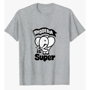 Rhodesia is Super T-Shirt, Heather Gray, Small