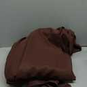 Lann's Linens 90 x 132 Inch Rectangular Tablecloth, Washable Polyester Fabric Table Cloth for Dining Tables, Restaurants, Weddings - Chocolate Brown