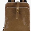 JOYIR Genuine Leather Backpack for Women Fashion Leather Backpack Stylish Quilted Travel Backpack