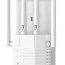 WiFi Extender Signal Booster,WiFi Extender Supports 105 Devices, 1.2Gbps Home Signal Booster,Dual Band 5GHz/2.4GHz, WiFi Booster Up to 12880 Sq.ft, EasyMesh Compatible, One Ethernet Port