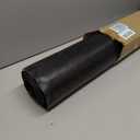 3' x 5' High Traffic Guard Doormat, Commercial Grade Door Floor Mat Striped Brush Step Entrance Mat with Rubber Backing, Low Profile Commercial Rugs for Entryway, Easy to Clean(Jet Black)