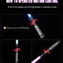 ANASABER Dueling Light Saber, Motion Control Light Sabers for Adults,Smooth Swing Light Saber with 16 Sound Fonts,RGB 12 Colors Changeable, Metal Hilt for Halloween Cosplay, Xmas Gift, Black,S9, Standard