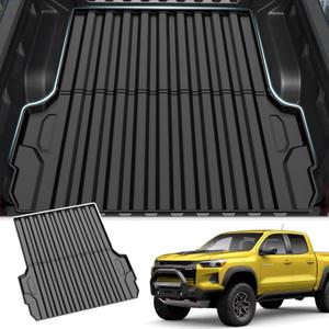 Truck Bed Mat Compatible with 2023-2026 Chevy Colorado/GMC Canyon 5FT - Custom Fit TPE Heavy Duty Cargo Liner - All Weather Bed Mat for Colorado/Canyon 2023 2024 2025 2026 Truck Bed Mat Compatible with 2023-2026 Chevy Colorado/GMC Canyon 5FT - Custom Fit TPE Heavy Duty Cargo Liner - All Weather Bed Mat for Colorado/Canyon 2023 2024 2025 2026