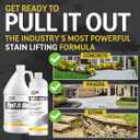 CHOMP! Concrete Oil Stain Remover: Pull It Out Removes and Cleans Oils, Greases from Garage Floors & Driveways, 128 Fl Oz