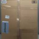 HollyHOME 15"(H) Bean Bag Ottoman Pouf, 6.6LB Memory Foam Filled Footstool for Sofa, Accent Stuffed Footrest Stool with Washable Cover, Single Footrest Stool for Living Room, Bedroom, Blue&Grey