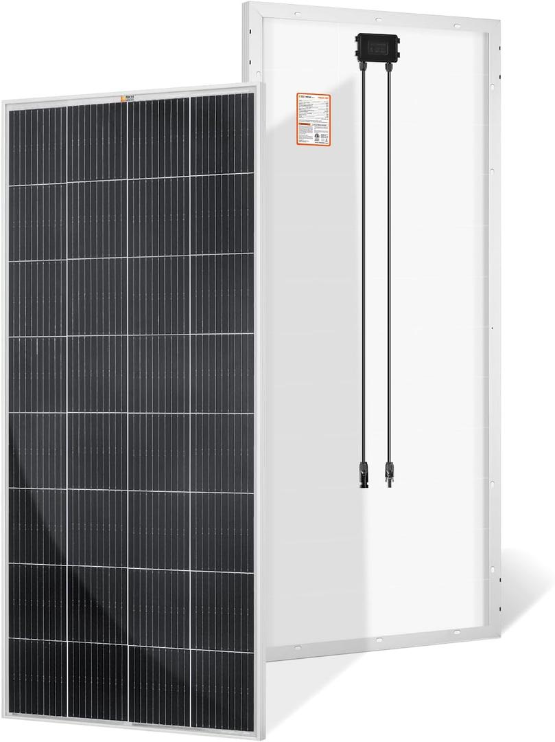RICH SOLAR 200 Watt 12 Volt 9BB Cell Monocrystalline Solar Panel High Efficiency Solar Module for RV Trailer Camper Marine Off Grid