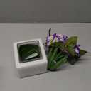 Fule Artificial Silk Rose Flower Centerpiece Arrangement in vase for Home Wedding Decoration (Light Purple)