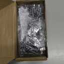 Satin Door Hinges 4.5 Inch Self Closing Hinge Hardware Adjustable Spring Hinges for Commercial Grade Self-Closing, UL Listed 3 Pack