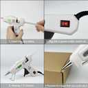 Krightlink Hot Glue Gun Kit with 30 Glue Sticks, Fast Preheating Hot Melt, High Temp for School Crafts DIY Arts and Quick Home Repairs (20w)