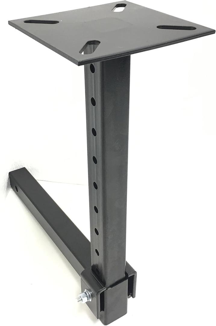 MaxxHaul 80356 Hitch Mount Vise Plate Holder With Adjustable Height - Fits 2 inch x 2 inch Receiver With Standard Mounting Vise Plate