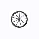 PU Soft Roll 8" Caster Wheelchairs Wheels
