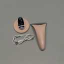 7 Color Light Therapy Facial Massager with Adjustable Vibration and Thermals for Wrinkles, Double Chin, Red Light Skin Care Tool with Base, Pink