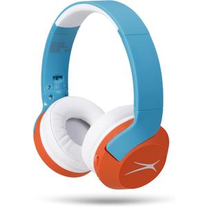 Altec Lansing Kid Safe Noise Cancelling Wireless Headphones 15H Battery, 85dB Volume Limit, Foldable Design Powerful Sound, Active Noise Cancellation Perfect for Kids Ages 7+