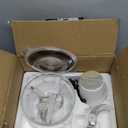 Food Processor,Electric Food Chopper with 500W Stainless Steel Motor & 2 Sharp Blade Sets,8-Cup Glass Bowl for Meat, Vegetables, Fruits and Nuts