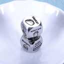 10 x Food Decision Dice for Date Night Funny Gag Gifts for Boyfriend Girlfriend for Mom Husband Wife, Anniversary Birthday Gift, Wedding Fathers Day Stocking Stuffers for Men Women