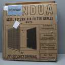 Fits 20x20 Duct Opening | Steel Return Air Filter Grille by Handua [Removable Door] | Vent Cover Grill | White | HVAC Cold Air Intake Grille | Out Dim: 22 5/8"W X 22 5/8"H