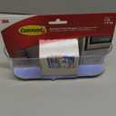 Command Large Caddy, Holds up to 4 lb, 8.6" x 3.1" x 3", 1 Caddy with 4 Strips, Damage-Free Organization Wall Mount to Cabinet, Kitchen, Pantry, Closet, or Under Sink (Clear)