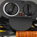 Outdoor Heaters for Patio, 1500W Portable Garage Heater with Overheat Protection & 3S Fast Heating, Non-Slip Cushion, Electric Space Heater for Patio, Garage, Greenhouse, Bedroom, Yellow