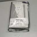 INOVADAY 100% Blackout Curtains for Bedroom, Black Out Curtains 96 Inch Long, Clip Rings Linen Blackout Drapes, Thermal Insulated Room Darkening for Living Room, 2 Panels - Beige,W50xL96