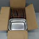 10 Pack Stainless Steel Food Storage Containers with Airtight Lids, 50 Oz Each - Stackable, Leakproof Kitchen/Freezer Meal Prep Containers (Dishwasher Safe)