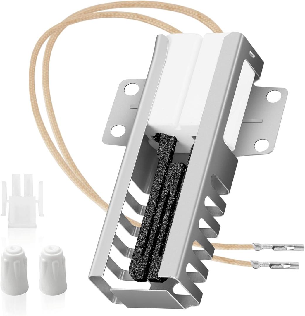 WB13K21 Oven Igniter for GE, Frigidaire, Kenmore Gas Range Oven. Replaces WB13K0021, Norton 501A, WB13T10045, WB13K10026 Universal Model. 1-year warranty.