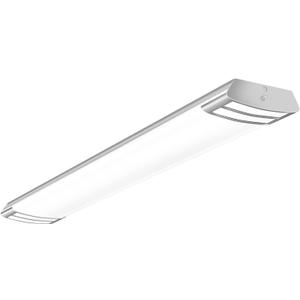 ANTLUX 4FT LED Flush Mount Puff Lights, 40W 4500LM, 4000K Neutral White, 48 Inch Linear LED Kitchen Ceiling Lighting Fixtures for Laundry, Craft Room, Fluorescent Light Replacement
